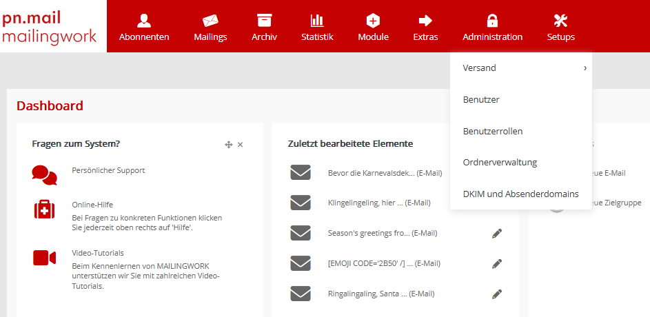 DKIM und Absenderdomains